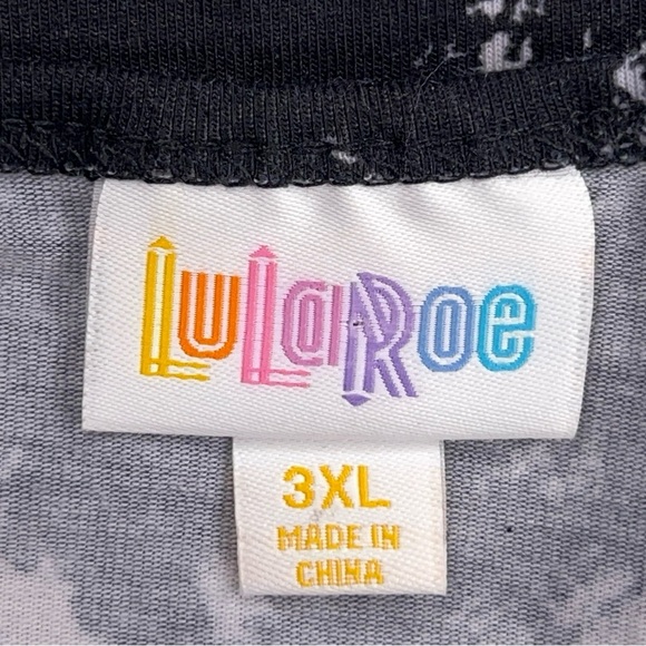 NEW XXXL LULAROE BLACK WHITE TANK TOP SLEEVELESS STRETCH ABSTRACT PRINT - Picture 11 of 14